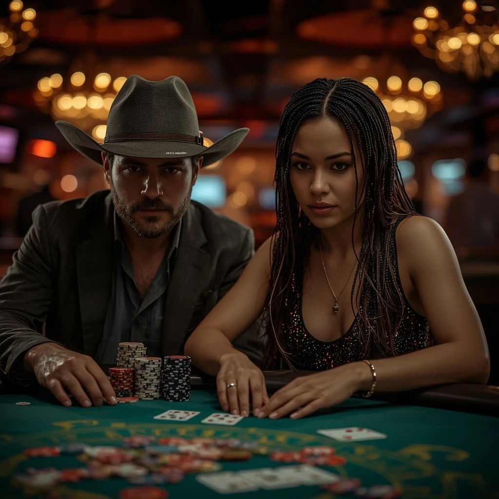 foto di due giocatori di poker WINBROKES CASINO
